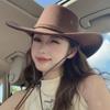 Beach Cap Western Cowboy Hat Knight Hat Sunscreen Cap Simple Summer Sun Hat  Summer