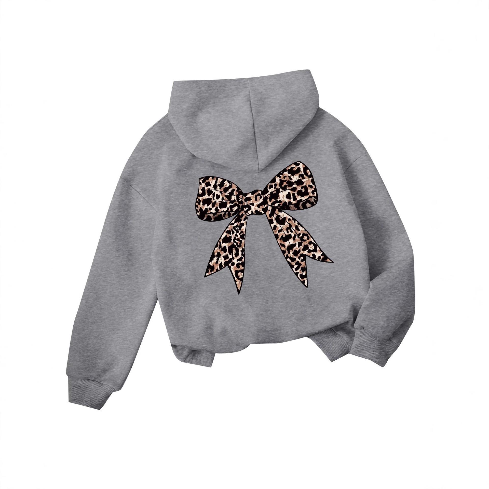 

2025 European & American Autumn/Winter Cartoon Print Hooded Tops for Men, Women & Kids 150 cm