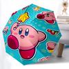 1pc Kawaii Kirby Automatic Open/close Folding Portable Umbrella with 8-Rib Structure for Women/Men, All-Season Use A0901147