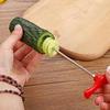 2pcs Vegetable Twist Potato Spiral Slicer Manual Spiral Slicer Kitchen Vegetable Flower Cutter Creative Vegetable Cutting Tool