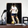 Son Heung-min Football Art Printed Poster Customized Wall Art Retro Vintage Metal Tin Signs for Home Bathroom Decor House Items