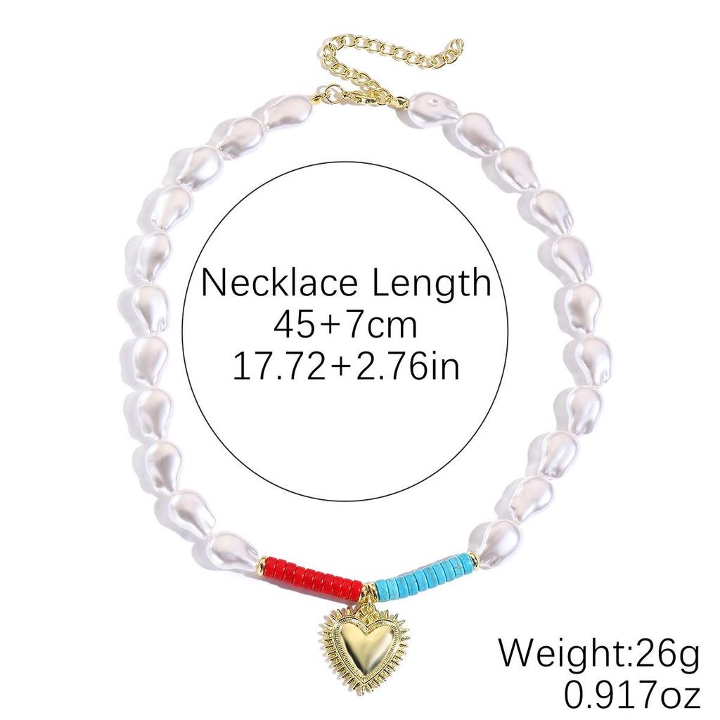 Multi-Layer Irregular Baroque Pearl Necklace - Vintage European & American Style