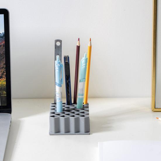 Wave Shape Pen Holder Desktop Storage Rack Creative Decorative Desk Organizer for Office Stationery Pens Crayons Markers