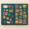 2026 Weihnachten Adventskalender 25 Tage Weihnachten Acryl Buchliebhaber Ornament 2026 Festlicher Anhänger Gastgeschenke Für Schreibtisch Regal Wand Tür