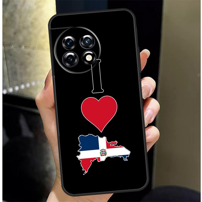 Dominican Republic Flag Cover For OnePlus Nord CE 4 2 3 Lite N10 N20 N30 OnePlus 13 12 11 10 Pro 10T 8T 12R 13R Case