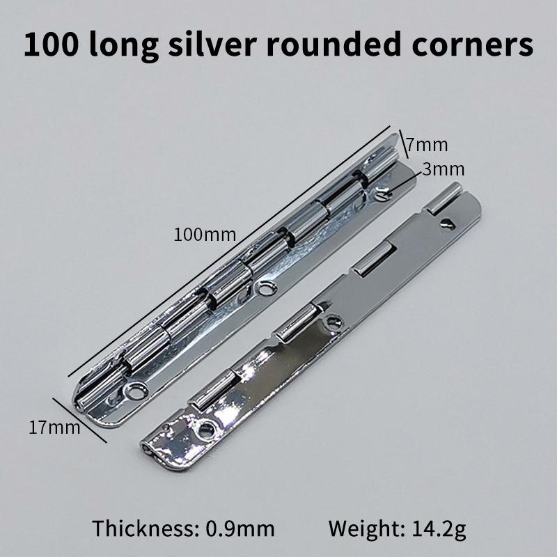 

2 шт. Петли для поделок Сверхпрочные Петли для пианино Шкаф Коробка Длинное Окно Сталь Упаковочная Коробка Фурнитура серебряный