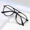 1/2PCS Retro Anti Blue Light Computer Glasses Double Bridge Frame Eyewear Women Men Trendy Fashionable Stylish Spectacles Ouclos