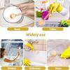 Horsehair Replaceable Pot Brush Long Handle Detachable Pot Brush Natural Loofah Soft Hair Pot Brush Coconut Brown Cleaning Brush