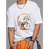 White T Shirt with Horse and 2026 Design for Casual Wear