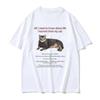 All I Need To Know About Life I Learned From My Cat Graphic Tshirt Unisex Women Trendy Cotton Oversized Tshirt Y2K Cute T Shirt
