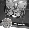 Jimen For JL Rear Cup Holder, Dual Extra Cup Holder Organizer Tray Drink Holder For Back Seat Compatible With Jeep Wrangler JL JLU & Gladiator JT