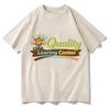 Quality Learning Center Print Tshirt Unisex Streetwear Short Sleeve Cotton Loose Male Tshirts Fashion Casual Game Graphic Tops