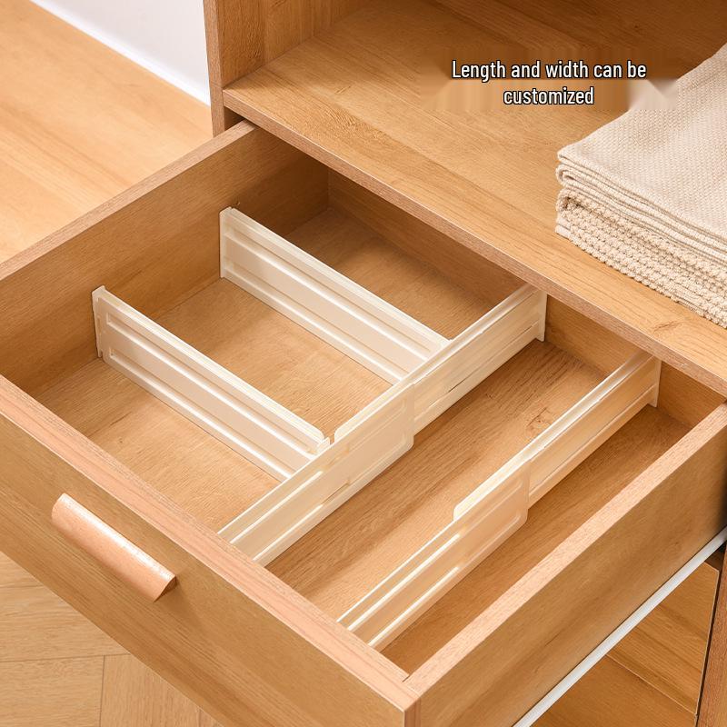 Retractable Transparent Drawer Divider for Kitchen & Wardrobe