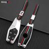 Interior Mouldings Zinc Alloy+Silicone Car Remote Key Case Cover Protective Shell Fob For MG One 2022 2023 2024 Car Keychain Int