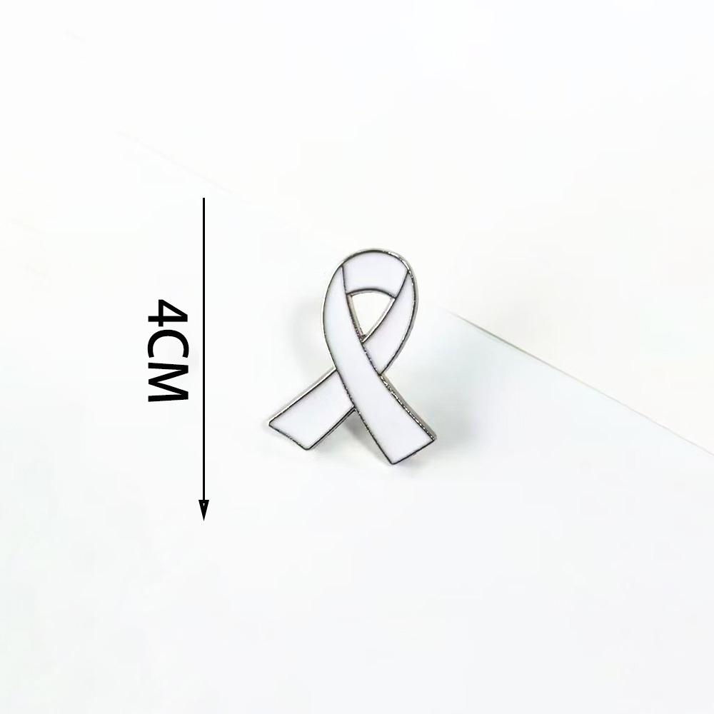 New Portable Memorial Black Ribbon Brooch Souvenir Black Alloy Badge Accessory Queen Black Badge Pin For Funerals and Mourning