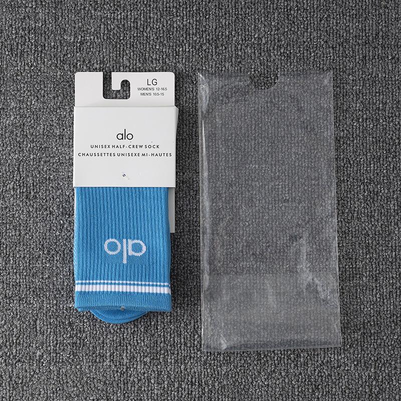 New High-Top AIO Yoga Sports Socks - Unisex Cotton In Black, White, Gray - Individually Packaged, Perfect for Couples