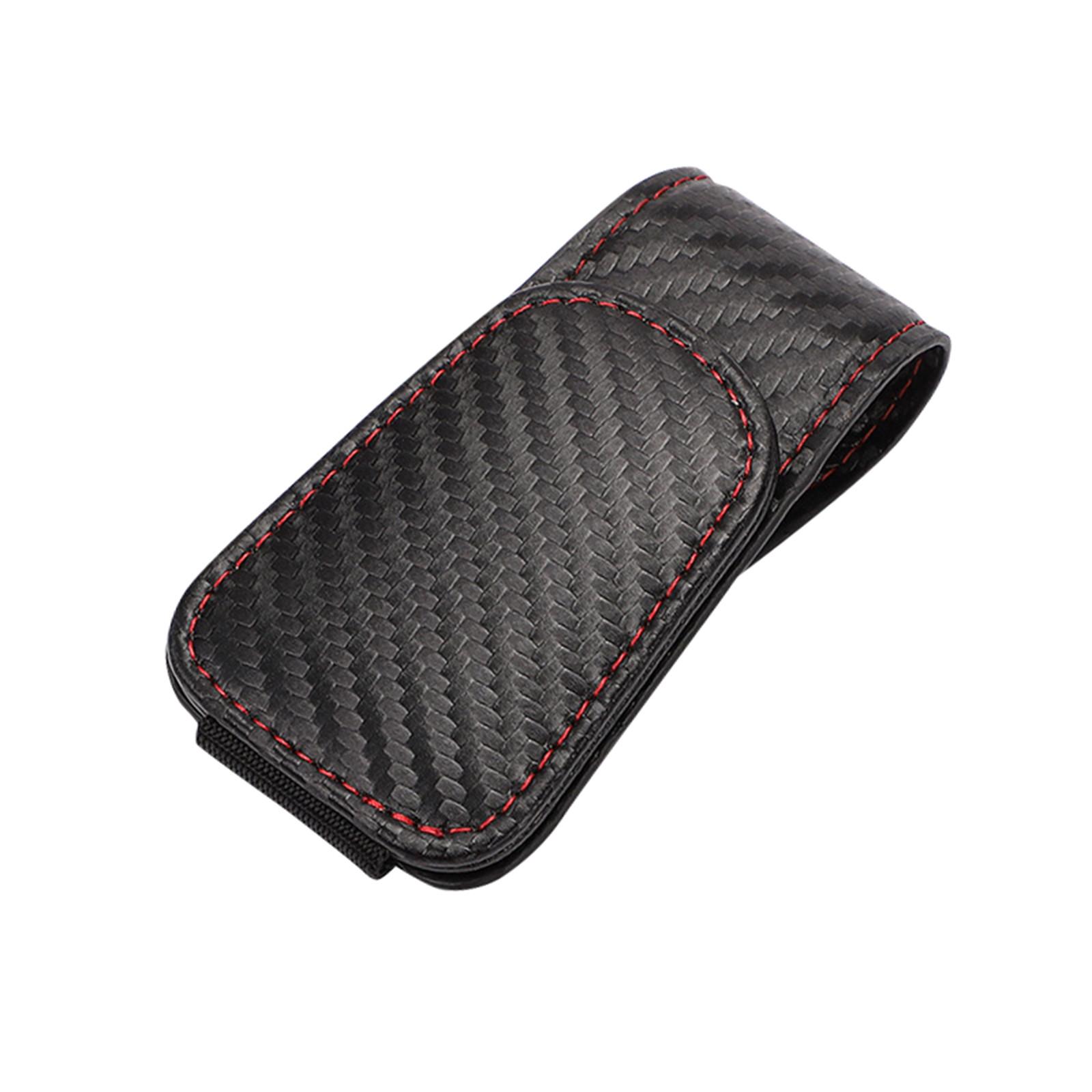 

Держатели солнцезащитных очков для автомобильного солнцезащитного козырька, магнитные кожаные очки, зажим для вешалки для очков для автомобиля, зажим для визитных карточек, крепление для очков, аксессуары для автомобильного козырька One Size