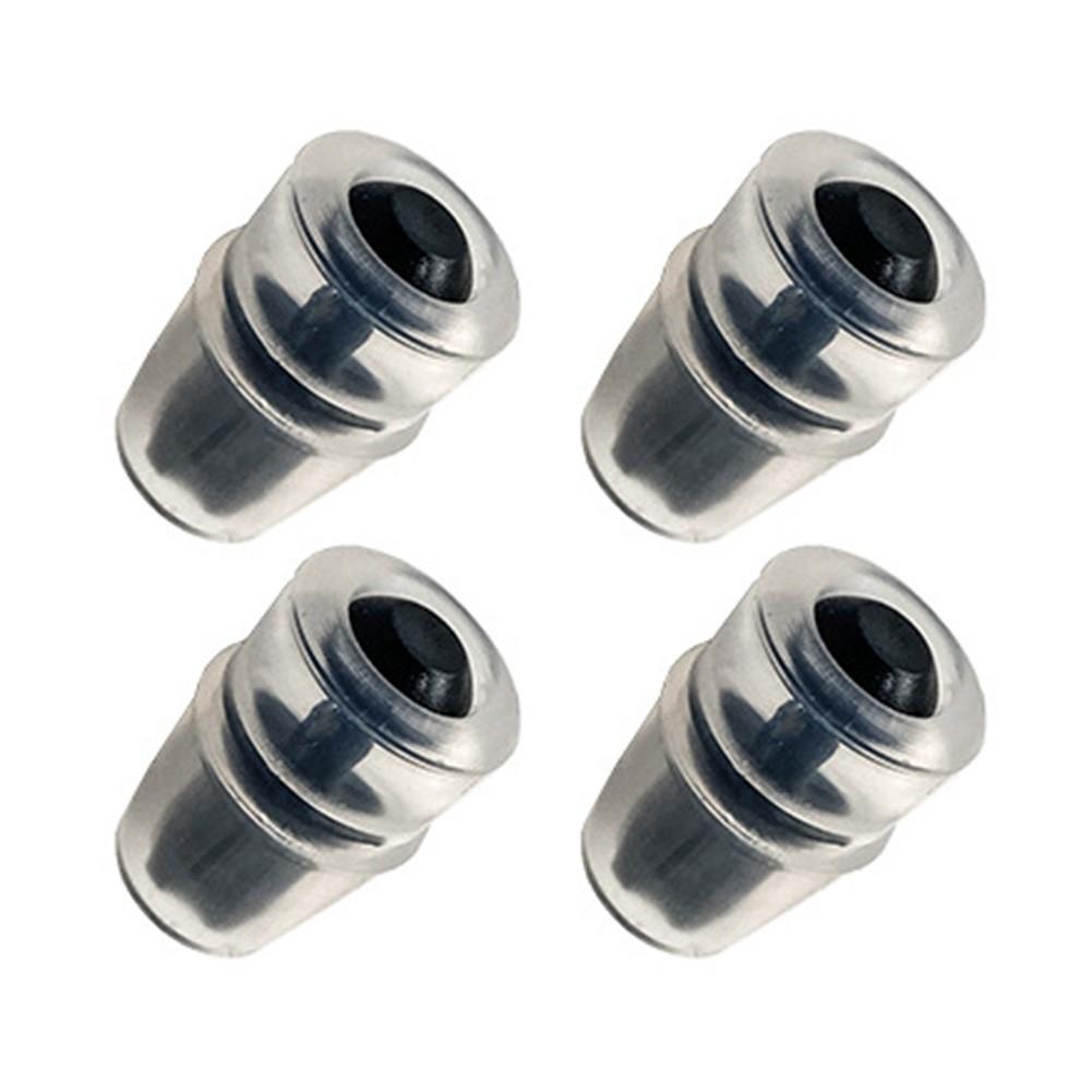 Bite Valve Replacement for Hydration Packs Set of Four Silicone Sheaths Black
