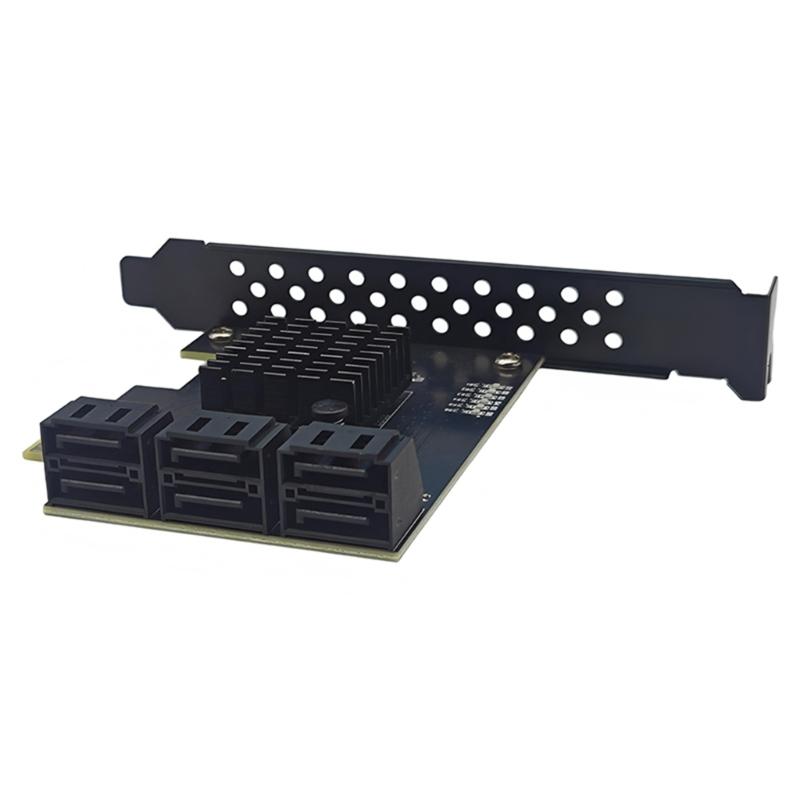 PCIE 1X/4X SATA3.0 Controller Card 6 Port 6Gbps PCIE SATA3.0 Expansion Card PCIE to SATA3.0 Controller PCIE GEN3 RTL9100VB Chip