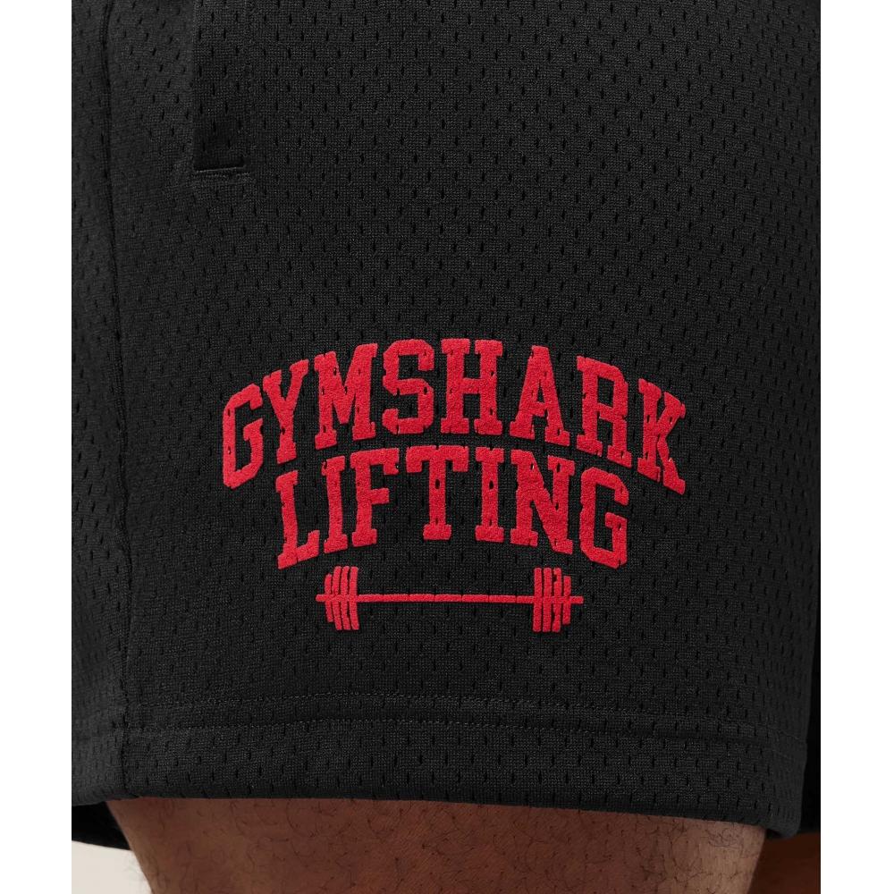 Gymshark Lifting Barbell Mesh 5  Short Black A3c3z Bb2j