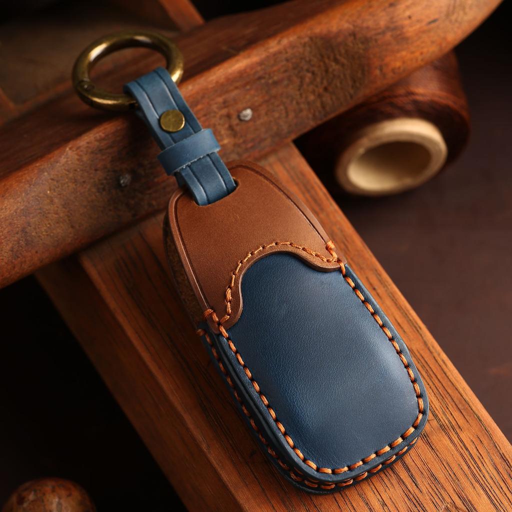 Customized for the New Mercedes-Benz Key Case E260L300 All-inclusive GLE Case CLS Buckle High-end Leather Key Bag