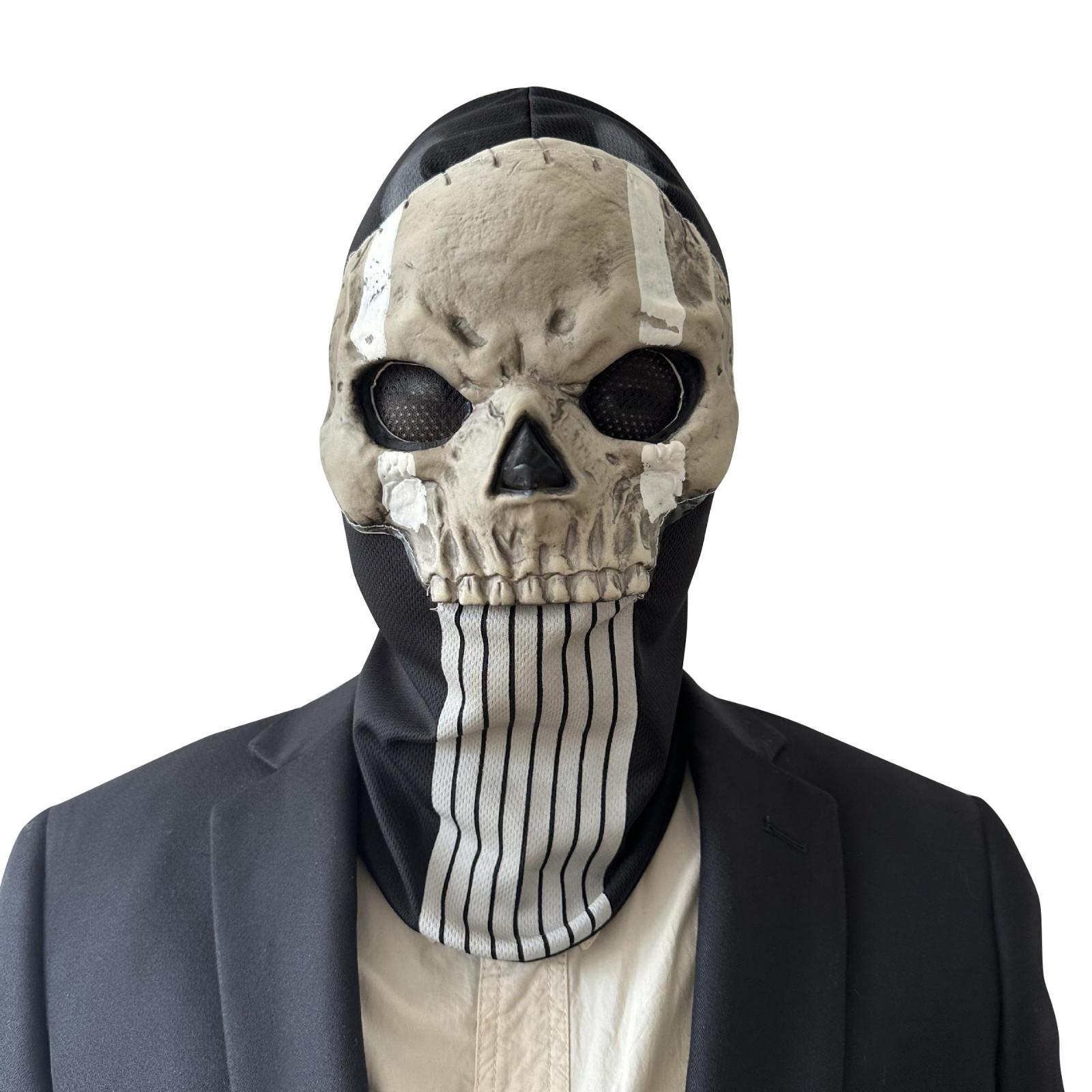 

Жуткая маска на Хэллоуин, маска ужасов, реквизит для косплея, маска для лица на Хэллоуин One Size