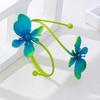 Openable Floral Armlet Colorful Metal Upper Arm Bracelet Boho Flower Arm Cuff  Beach