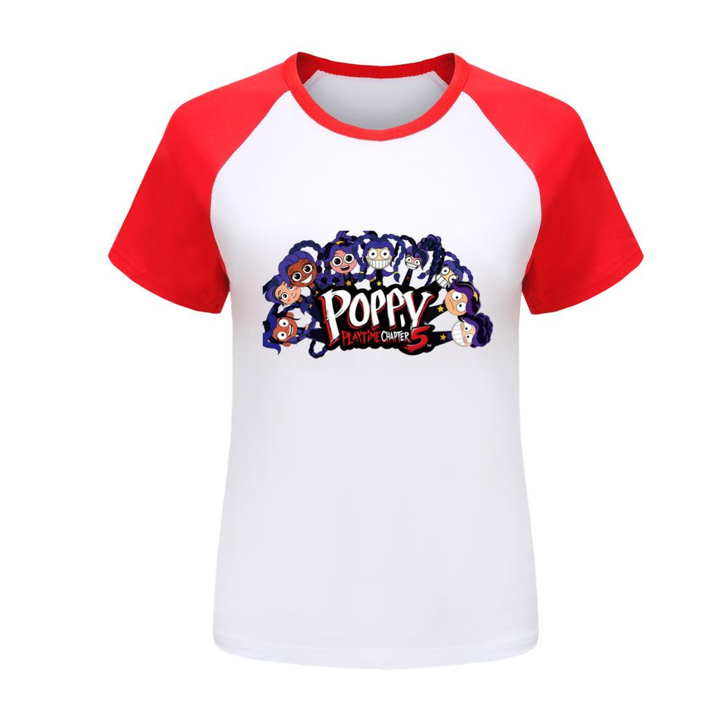 5633 Children Girls Lily Lovebraids Raglan Sleeves Cute Round Neck T-Shirt
