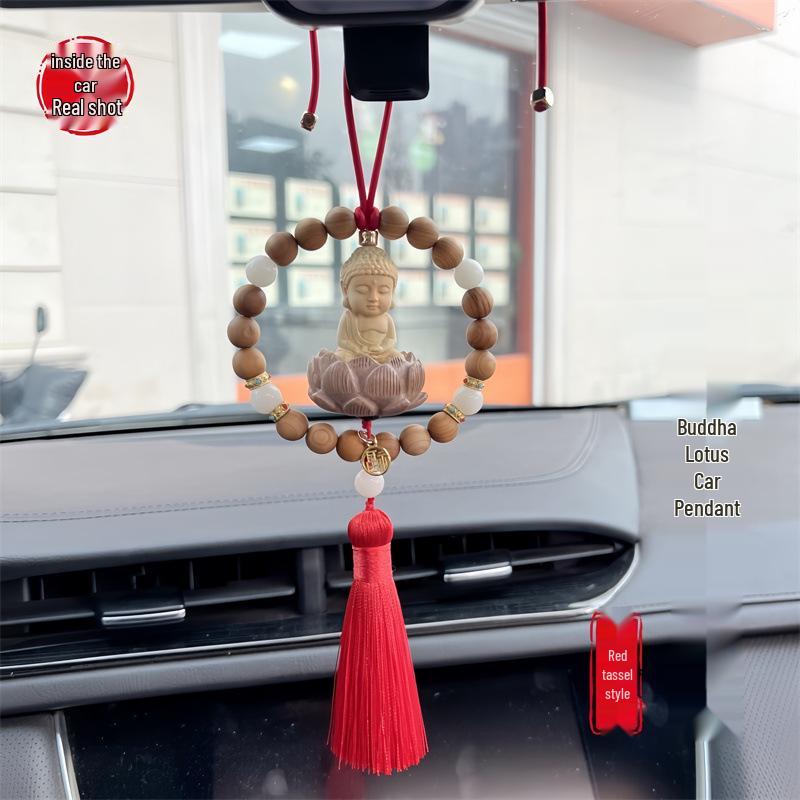 

Самшит Татхагата Гуаньинь Будда Подвеска для автомобиля - Украшение на зеркало заднего вида Single Pack