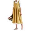 Women Cross Back Apron Japanese Housework Baking Wrap Cotton Linen Florist Dress Literary Art Cotton And Linen Advertising Apron