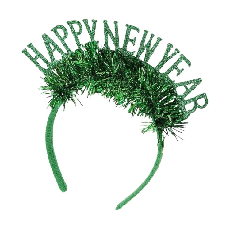 New Year Eve Party Headband for Adult Children Sequined Hairhoop Christmas Party Headdress New Year Festival Hairband