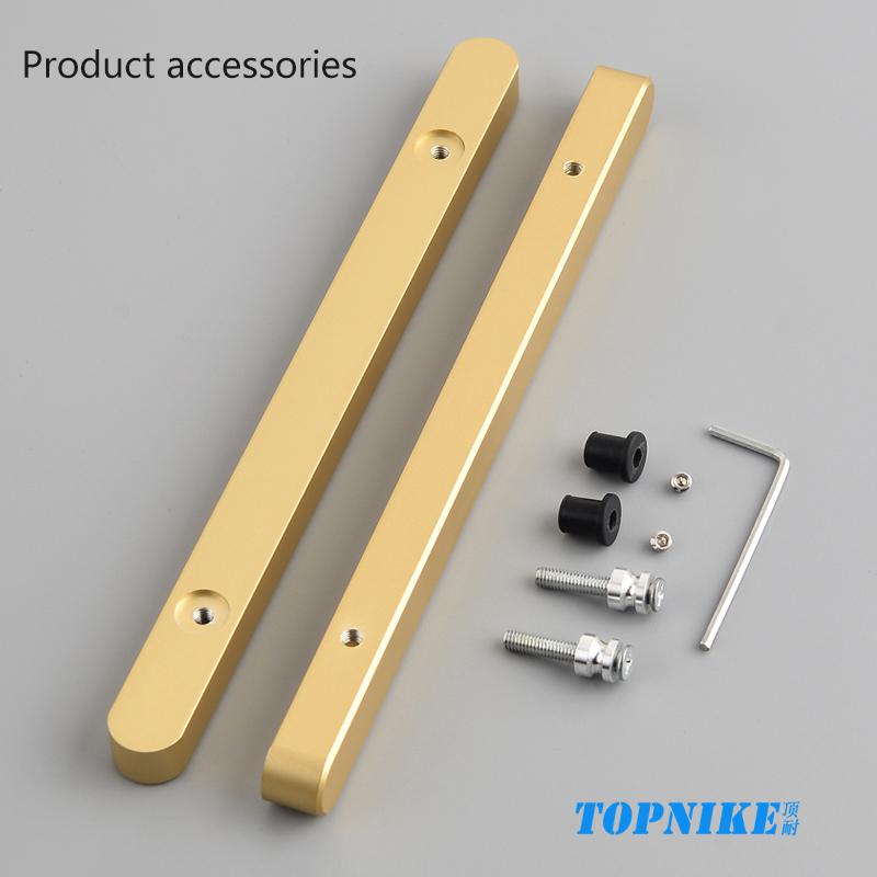 Uchwyt do drzwi przesuwnych szafa drzwi stodoły łazienka szklane drzwi uchwyt jedna para Przyklej Użyj taśmy dwustronnej