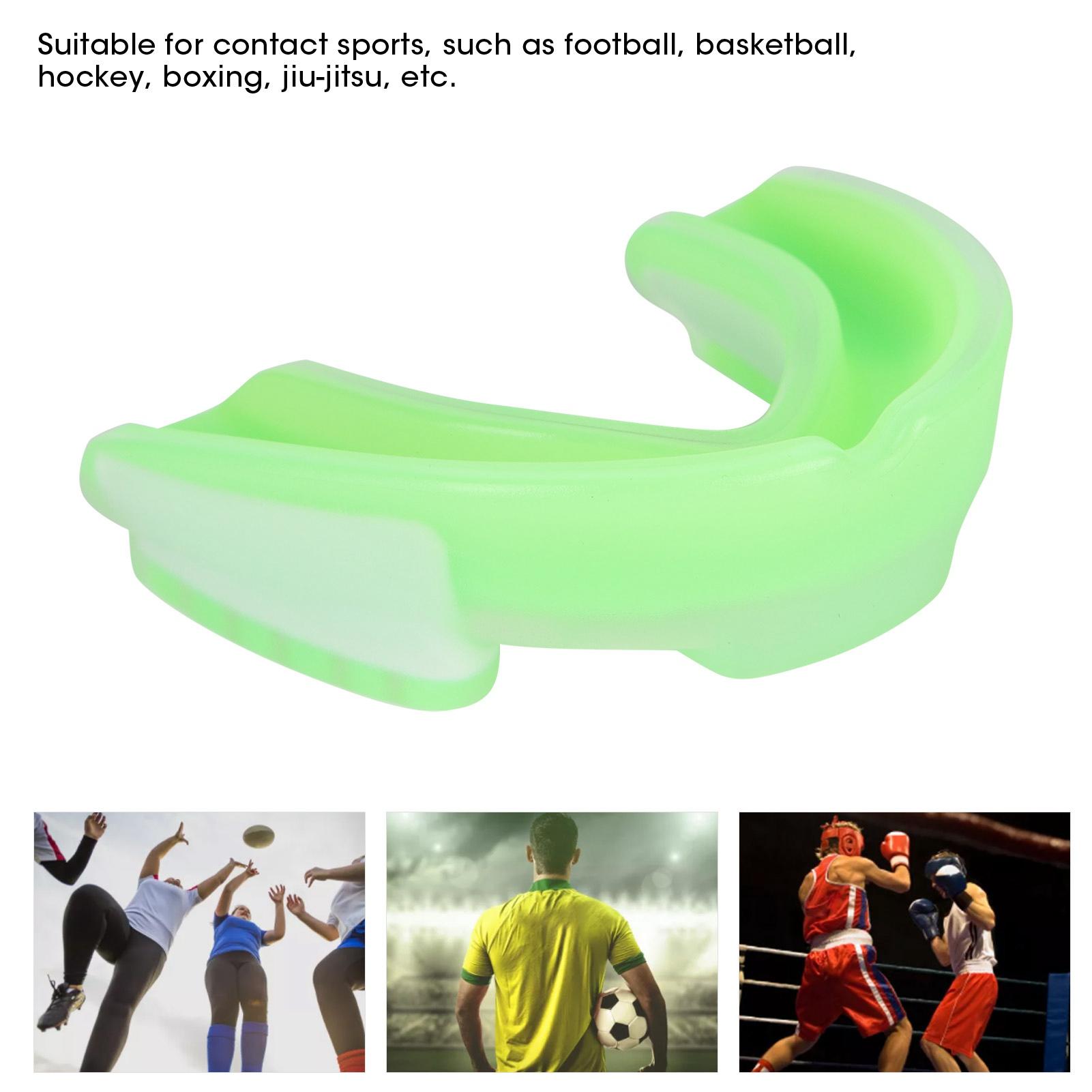 Shock Mouthguard EVA Soft Adults Sports Flavored Mouthguard for Boxing Basketball