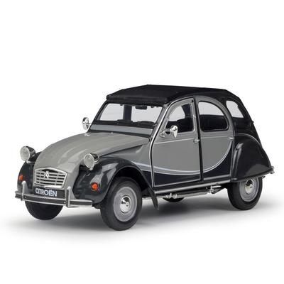 Welly 1/24 Citroen 2CV 6 Charleston Alloy Scale Car Model Diecast Metal Static Collection Children Toy Car Vehicles Gifts