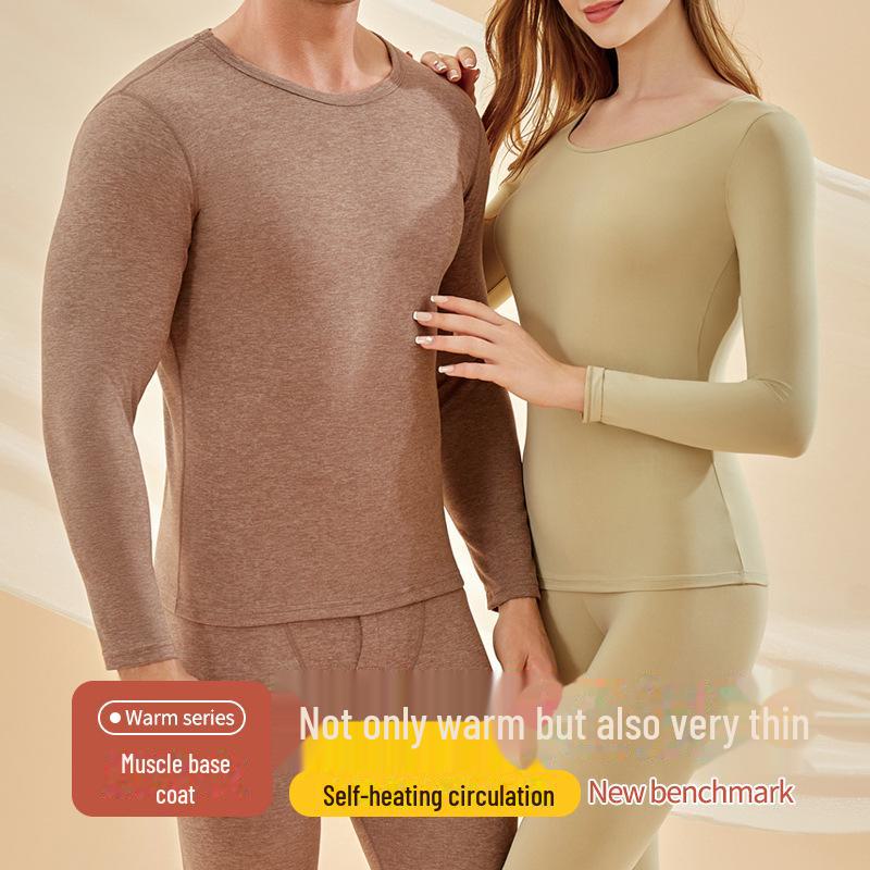 Dámské termoprádlo Slim Fit 80. léta barvy nude - Nový podzim/zima Velká velikost Termoprádlo Lehký oblek