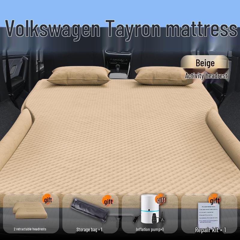 2024 Volkswagen Tayron Rear Seat Inflatable Mattress for Trunk and Sleeping Pad