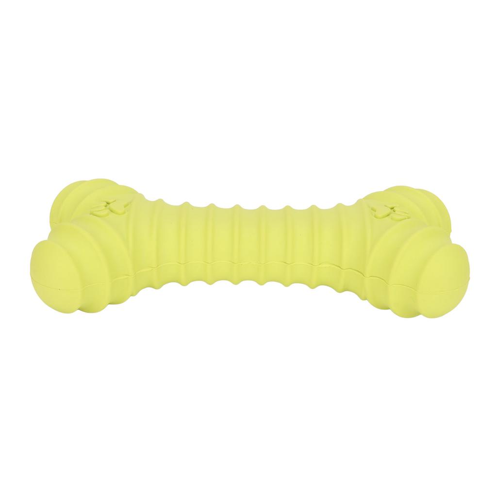Dog Chew Toy Puppy Teething Bone Latex Teether Squeaky Comfortable Chewing for Pet Chewer