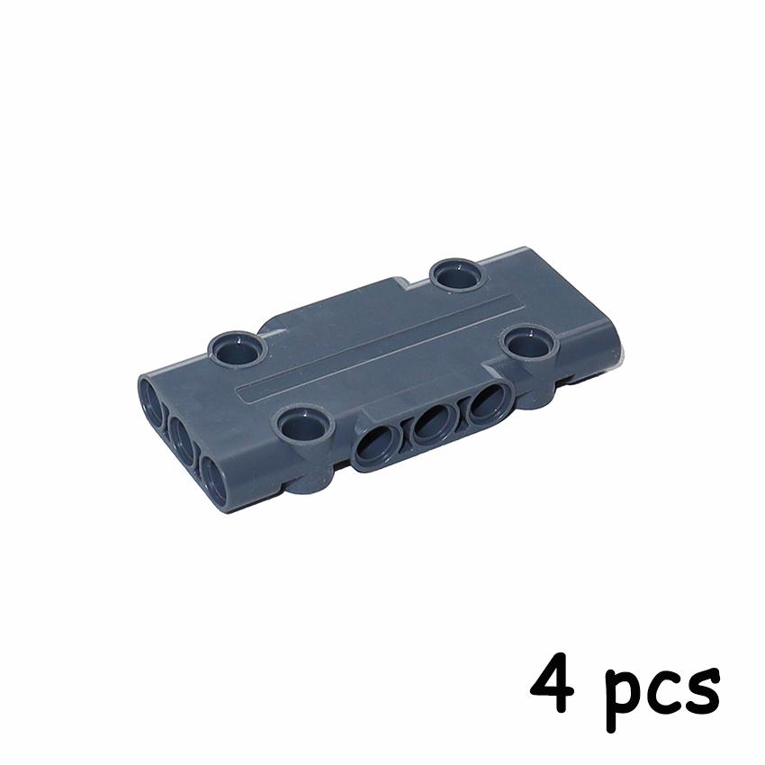 

4PCS Techncial Flat Panel Plate 7x3x1 MOC Building Blocks Bricks Assembles DIY Car Toys Parts Compatible with 71709 Panels