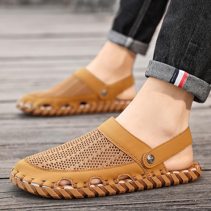 New Summer Men's Casual Fashion Sandals Men's Large Size 38-46 Two-in-one Beach Sandals Men's Shoes