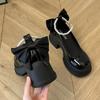 Fashion Spring/Summer High Heels Shoes Lolita Skirts Pearl Buckles Bow Mary Jane Shoes Women's Shoes