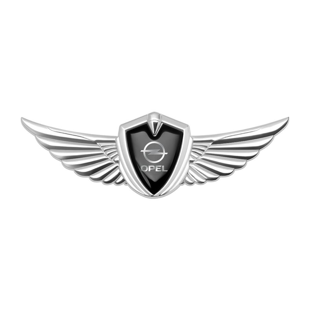 For Opel OPC Astra K Vectra Corsa Zafira Insignia Mokka 3D Metal Car Styling Body Trunk Wings Badge Sticker Decor Accessories
