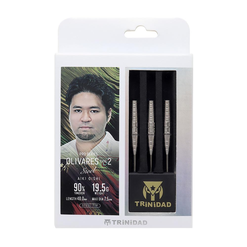 TRiNiDAD PRO Trinidad Pro OLIVARES Type2 Olivares Type 2 STEEL Aiki Oishi Player Model Dart Barrel Dart Set