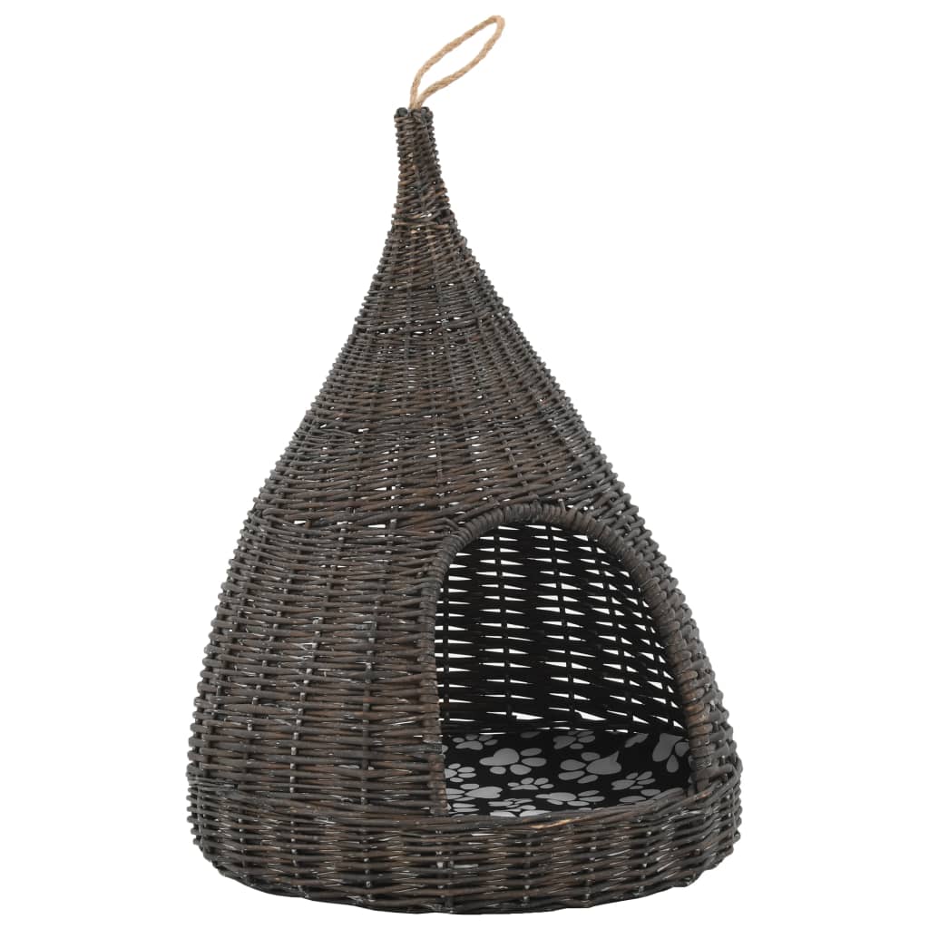Cat House with Cushion Grey 40x60