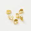 20 Stück/Los 14K 18K Goldfarbe Anhänger Klemmen Melonensamen Charm-Verschlüsse Verbinder Großhandel Für DIY Halskettenherstellung Zubehör