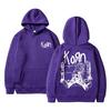 Rock Band Korn Graphic Hoodie Unisex Oversized Streetwear Man Vintage Hoodies Unisex Fleece Cotton Sweatshirt Branded Unisexs Clothing