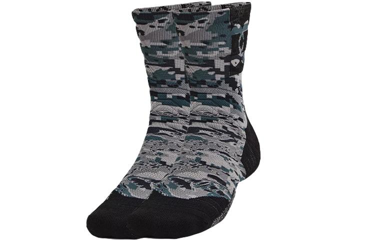 Носки Under Armour с круглым вырезом, унисекс, серые, 1356615-066 M
