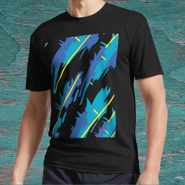 

New HKS - STYLE - BLUE - BLUE - YELLOW Logo American T-Shirt Funny Size S to 5XL 4XL