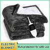 Electric Blanket Flannel Blanket Mattress Winter Machine Washable Double Layer Temperature Control Warmer Heated Throw Blanket