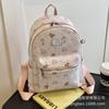 Backpack Women's Backpack 2025 New Fashion Versatile College Student School Bag High Sense Large Capacity Printed Travel Bag
