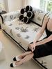 Jacquard Sofa Cushion with Pillowcase Shanier Non Slip Lace Sofas Cover Dust and Wrinkle Resistant Living Room Sofa Towel